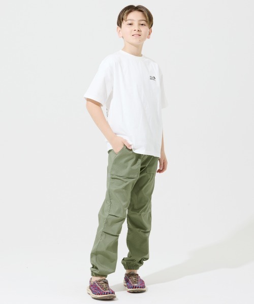 KRIFF MAYER Kid's Collection（クリフメイヤーキッズコレクション）の「【撥水・軽量・通気性】さらさらエアージョガー（その他パンツ・キッズ・ベージュ/ブラック/オリーブ/サックスブルー・120/130/140/150/160/170）」の7枚目の写真