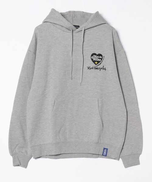 Port(ポート)の「【 Mark Gonzales / マークゴンザレス 】 ハート ゴンバト スウェット パーカー(パーカー・メンズ・杢グレー/ブラック/ホワイト・M/L/XL)」の5枚目の写真