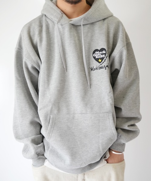 Port(ポート)の「【 Mark Gonzales / マークゴンザレス 】 ハート ゴンバト スウェット パーカー(パーカー・メンズ・杢グレー/ブラック/ホワイト・M/L/XL)」の16枚目の写真