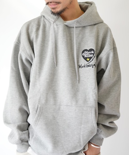 Port(ポート)の「【 Mark Gonzales / マークゴンザレス 】 ハート ゴンバト スウェット パーカー(パーカー・メンズ・杢グレー/ブラック/ホワイト・M/L/XL)」の17枚目の写真