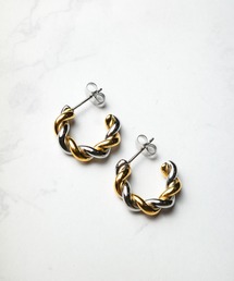 ANARKH（アナンケ）の「★ANARKH（アナンケ）★バイカラー ツイストフープピアス（ピアス（両耳用））」
