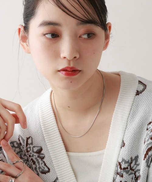 RAGEBLUE（レイジブルー）の「ステンレススネークチェーンネックレス（ネックレス・レディース・その他・FREE）」の3枚目の写真