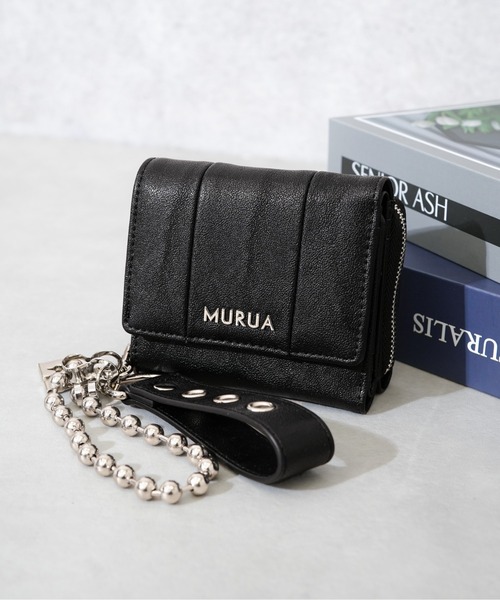 セール】【MURUA/ムルーア】 BELT CHARM SERIES チャーム付き三つ折り
