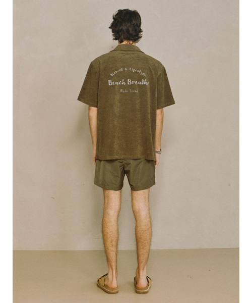 PADO SEOUL（パドソウル）の「テリーオープンカラーシャツカーキ（シャツ/ブラウス・メンズ・その他・LARGE/X-LARGE）」の3枚目の写真