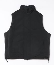 ATELANE（アテレーン）の「/ATELANE/ナイロンワッシャールーズシルエット中綿ベスト（ダウンベスト）」