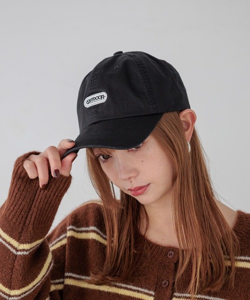 OUTDOOR PRODUCTS（アウトドアプロダクツ）の「【OUTDOOR PRODUCTS(アウトドアプロダクツ)】フロントロゴキャップ（キャップ・レディース・ブルー/ブラック/ベージュ・FREE）」の2枚目の写真