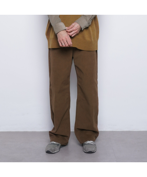THE-ABON(エイボン)の「M765 pitch wide pants camel(その他パンツ・メンズ・キャメル・S/M/L)」の3枚目の写真