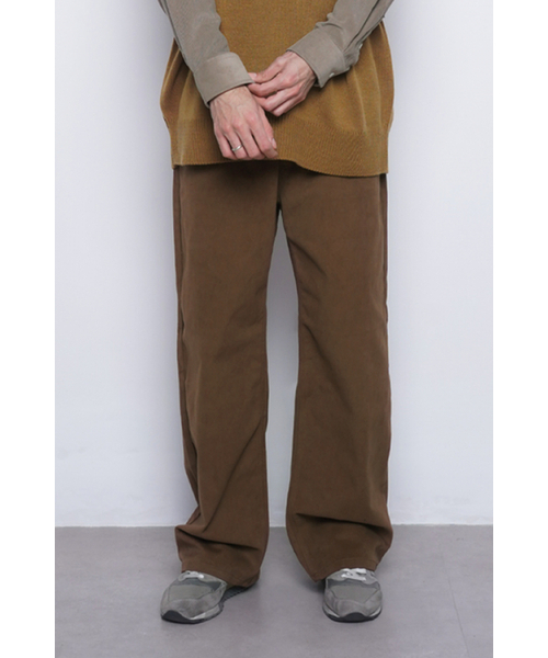 THE-ABON(エイボン)の「M765 pitch wide pants camel(その他パンツ・メンズ・キャメル・S/M/L)」の6枚目の写真