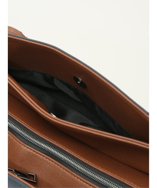 m.f.editorial（エムエフエディトリアル）の「【A4対応】m.f.エディトリアル メンズ 型押し トートバッグ（トートバッグ・メンズ・ネイビー/ブラック・FREE）」の11枚目の写真