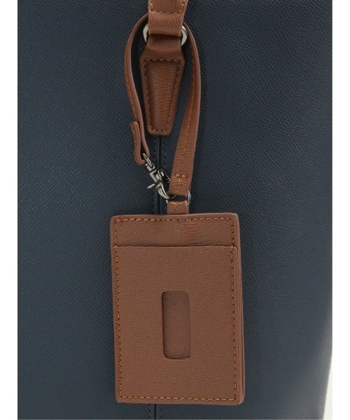 m.f.editorial（エムエフエディトリアル）の「【A4対応】m.f.エディトリアル メンズ 型押し トートバッグ（トートバッグ・メンズ・ネイビー/ブラック・FREE）」の12枚目の写真