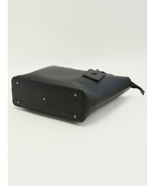 m.f.editorial（エムエフエディトリアル）の「【A4対応】m.f.エディトリアル メンズ 型押し トートバッグ（トートバッグ・メンズ・ネイビー/ブラック・FREE）」の18枚目の写真