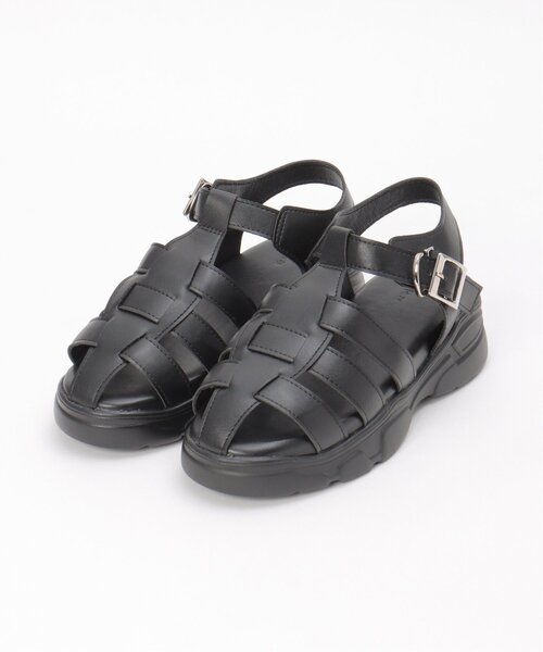 ikka(イッカ)の「グルカ厚底サンダル(サンダル・レディース・ブラック/オフホワイト・L/M)」の13枚目の写真