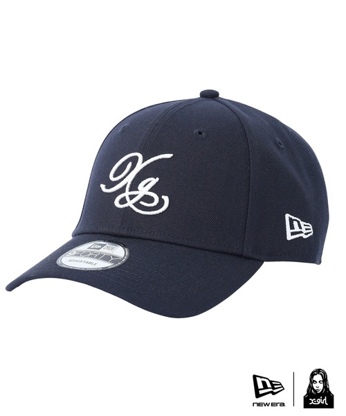 NEW ERA(ニューエラ)の「X-girl × NEW ERA(R) 9FORTY XG LOGO CAP(キャップ・レディース・ブラック/レッド/ネイビー・ONE SIZE)」の1枚目の写真