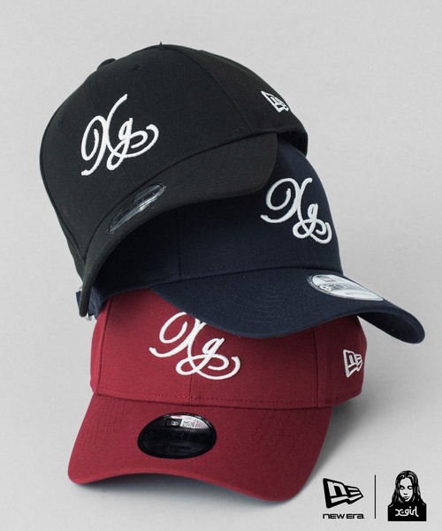 NEW ERA(ニューエラ)の「X-girl × NEW ERA(R) 9FORTY XG LOGO CAP(キャップ・レディース・ブラック/レッド/ネイビー・ONE SIZE)」の5枚目の写真