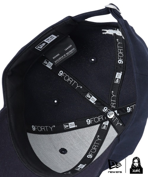 NEW ERA(ニューエラ)の「X-girl × NEW ERA(R) 9FORTY XG LOGO CAP(キャップ・レディース・ブラック/レッド/ネイビー・ONE SIZE)」の12枚目の写真