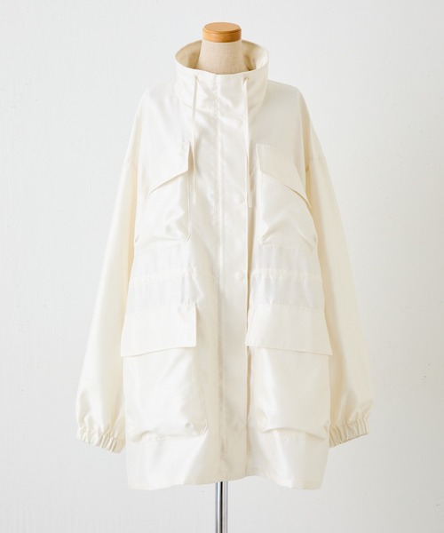 CEPIE.（セピエ）の「CEPIE./オーバースタンドブルゾン（ブルゾン・レディース・アイボリー/レッド/ネイビー・FREE）」の7枚目の写真