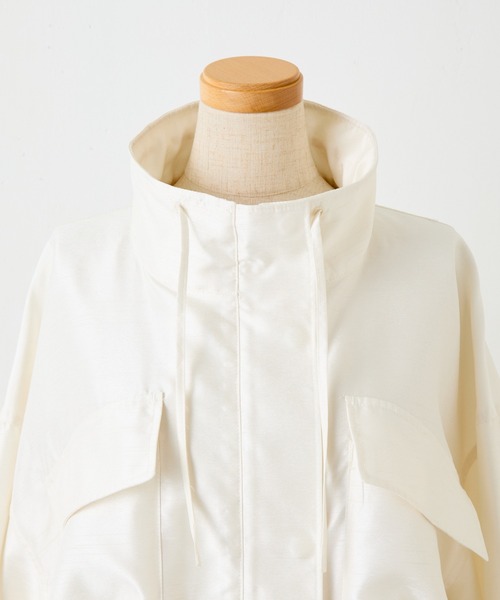 CEPIE.（セピエ）の「CEPIE./オーバースタンドブルゾン（ブルゾン・レディース・アイボリー/レッド/ネイビー・FREE）」の10枚目の写真