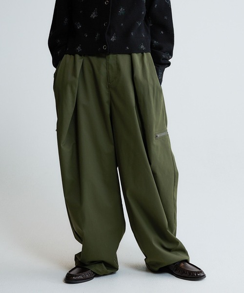 JEANASIS（ジーナシス）の「ディープタックワークパンツ/638837（カーゴパンツ・レディース・ブラック/カーキ・FREE）」の2枚目の写真