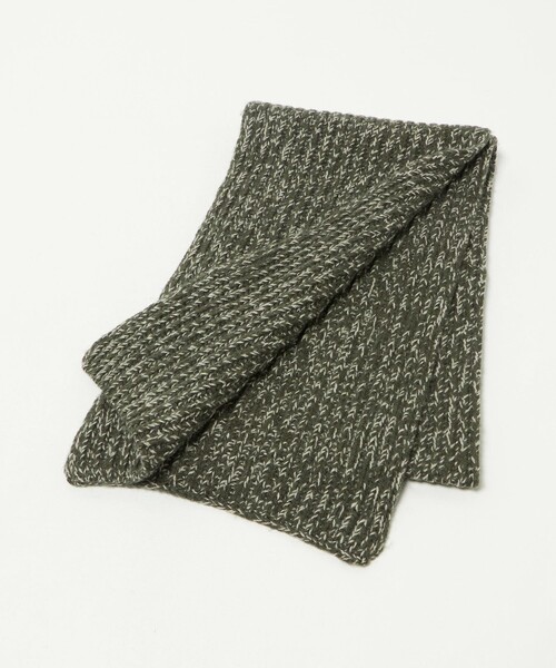 UNITED ARROWS（ユナイテッドアローズ）の「ミックス マフラー（マフラー・メンズ・ネイビー/オリーブ・FREE）」の2枚目の写真