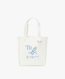 コットン ロゴ ミニ トートバッグ