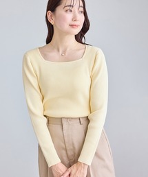 ROPE' PICNIC | スクエアネックリブニット(ニット/セーター)