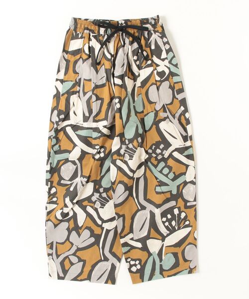 my beautiful landlet（マイビューティフルランドレット）の「【my beautiful landlet】FLORAL PIGMENT PRINT WIDE EASY PANTS（その他パンツ・メンズ・マスタード/ピンク/グリーン/ブルー/ベージュ・1/2/0）」の5枚目の写真