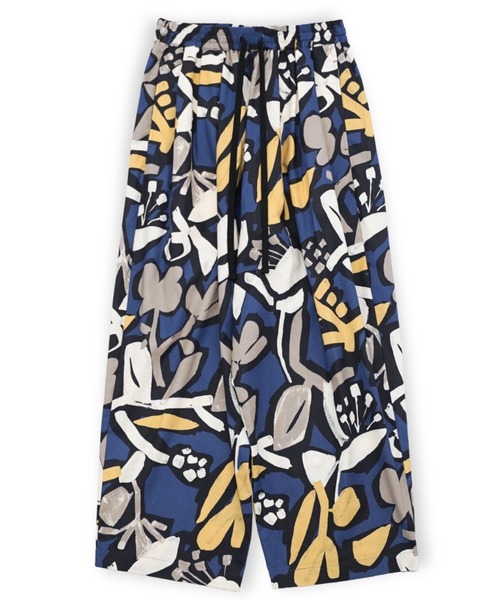 my beautiful landlet（マイビューティフルランドレット）の「【my beautiful landlet】FLORAL PIGMENT PRINT WIDE EASY PANTS（その他パンツ・メンズ・マスタード/ピンク/グリーン/ブルー/ベージュ・1/2/0）」の4枚目の写真