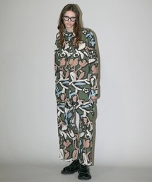 my beautiful landlet（マイビューティフルランドレット）の「【my beautiful landlet】FLORAL PIGMENT PRINT WIDE EASY PANTS（その他パンツ）」