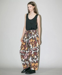 my beautiful landlet（マイビューティフルランドレット）の「【my beautiful landlet】FLORAL PIGMENT PRINT WIDE EASY PANTS（その他パンツ）」
