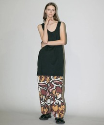 my beautiful landlet（マイビューティフルランドレット）の「【my beautiful landlet】FLORAL PIGMENT PRINT WIDE EASY PANTS（その他パンツ）」