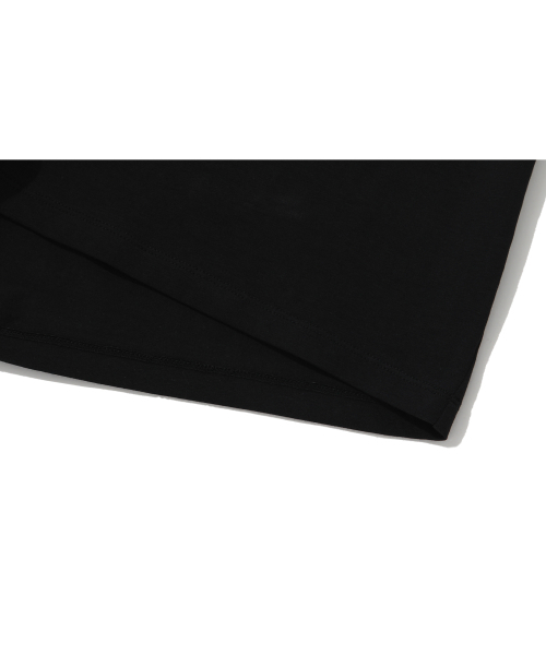 WOOALONG(ウアロン)の「Signature U-neck T-shirts - BLACK(Tシャツ/カットソー・レディース・ブラック・S/M)」の7枚目の写真