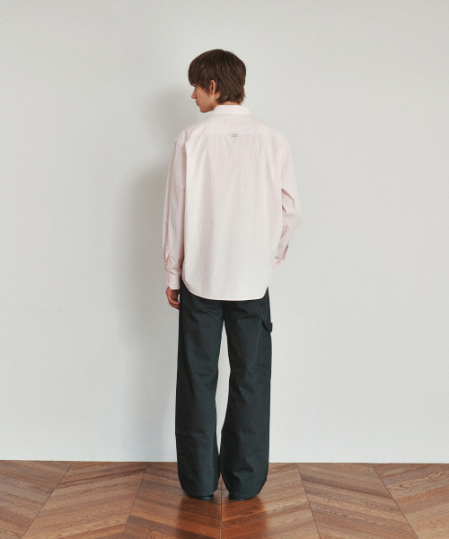 HEUTE(ホイテ)の「LONG SLEEVE STRIPE SHIRT (LIGHT PINK)(シャツ/ブラウス・メンズ・その他・M/L)」の3枚目の写真