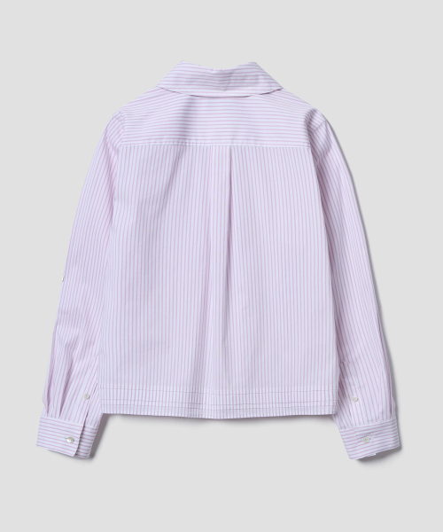 TTUDEMENT（トュードメント）の「ROUND COLLAR SHIRT_PINK STRIPE（シャツ/ブラウス・レディース・その他・S/M）」の3枚目の写真