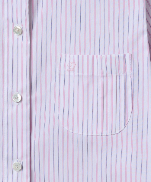 TTUDEMENT（トュードメント）の「ROUND COLLAR SHIRT_PINK STRIPE（シャツ/ブラウス・レディース・その他・S/M）」の5枚目の写真