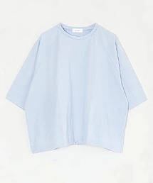 SOLAMONAT（ソラモナ）の「パフ天竺 裾紐5分袖プルオーバー（Tシャツ/カットソー）」