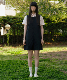 MUSINSA STANDARD WOMAN（ムシンサスタンダードウーマン）の「ウィメンズナイロンミニドレス[ブラック]（ワンピース）」