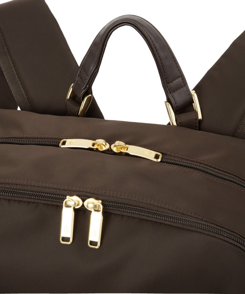 Jewelna Rose（ジュエルナローズ）の「2ルーム通学リュック B4/15.6インチPC収納 68914（バックパック/リュック・レディース・ブラウン/グレー/ブラック・FREE）」の19枚目の写真