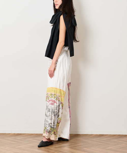 Bonum（ボナム）の「ONE SHOULDER TAFFETA ブラウス（シャツ/ブラウス・レディース・ブラック・FREE）」の3枚目の写真