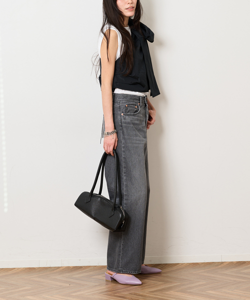 Bonum（ボナム）の「ONE SHOULDER TAFFETA ブラウス（シャツ/ブラウス・レディース・ブラック・FREE）」の10枚目の写真