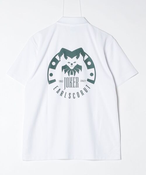 JOKER（ジョーカー）の「ＪＯＫＥＲ　ＢＩＧロゴポロシャツ　ゴルフ（ポロシャツ・メンズ・カーキ/ミックスグレー/ブラック/ホワイト/ネイビー・M/L）」の8枚目の写真