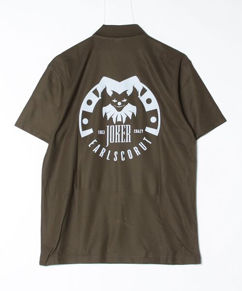 JOKER（ジョーカー）の「ＪＯＫＥＲ　ＢＩＧロゴポロシャツ　ゴルフ（ポロシャツ・メンズ・カーキ/ミックスグレー/ブラック/ホワイト/ネイビー・M/L）」の9枚目の写真