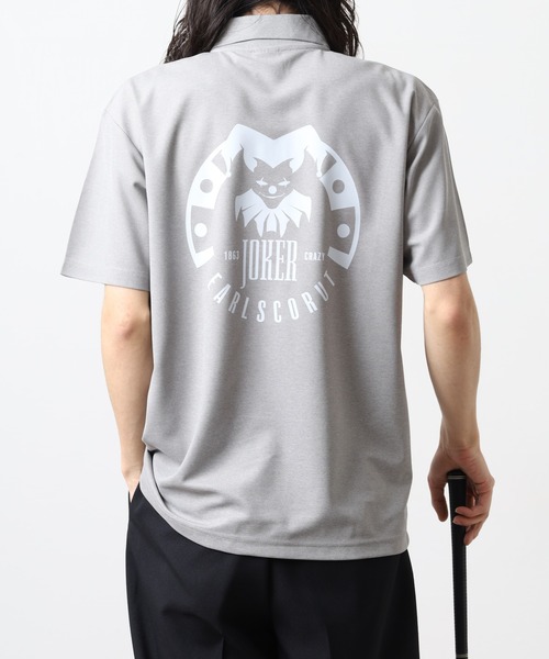 JOKER（ジョーカー）の「ＪＯＫＥＲ　ＢＩＧロゴポロシャツ　ゴルフ（ポロシャツ・メンズ・カーキ/ミックスグレー/ブラック/ホワイト/ネイビー・M/L）」の3枚目の写真