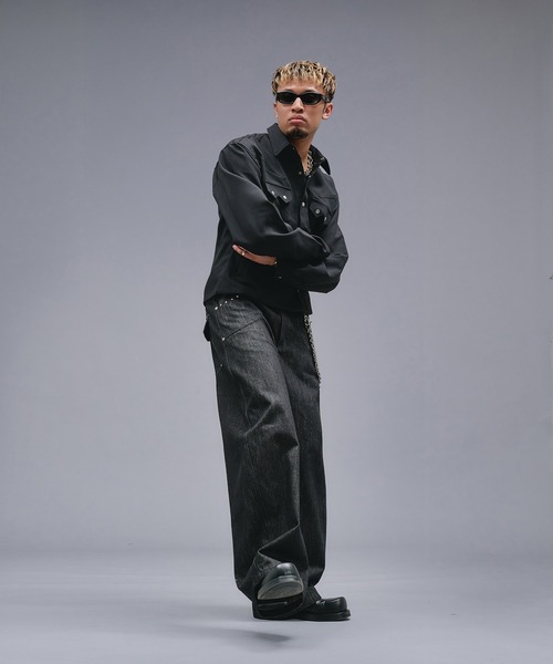 ANDER HUNK（アンダーハンク）の「Western Design Shirt Jacket / ウエスタンデザインシャツジャケット（シャツ/ブラウス・メンズ・ブラウン/ブラック/その他・LARGE/MEDIUM）」の9枚目の写真