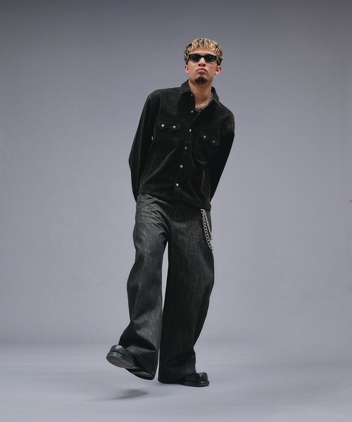 ANDER HUNK（アンダーハンク）の「Western Design Shirt Jacket / ウエスタンデザインシャツジャケット（シャツ/ブラウス・メンズ・ブラウン/ブラック/その他・LARGE/MEDIUM）」の12枚目の写真