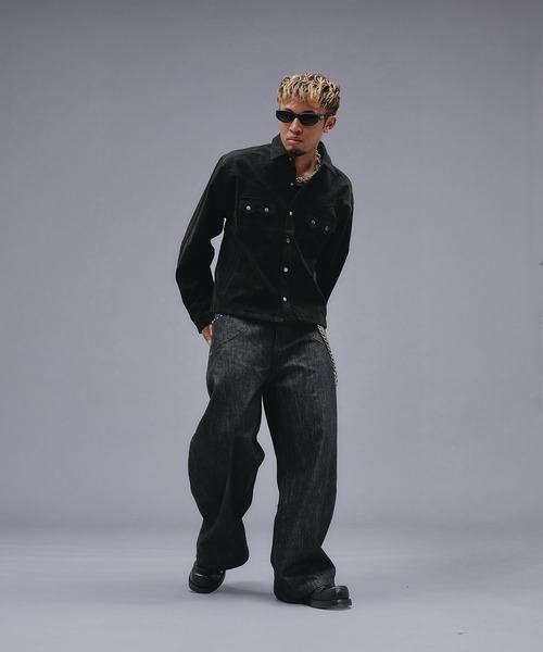 ANDER HUNK（アンダーハンク）の「Western Design Shirt Jacket / ウエスタンデザインシャツジャケット（シャツ/ブラウス・メンズ・ブラウン/ブラック/その他・LARGE/MEDIUM）」の15枚目の写真