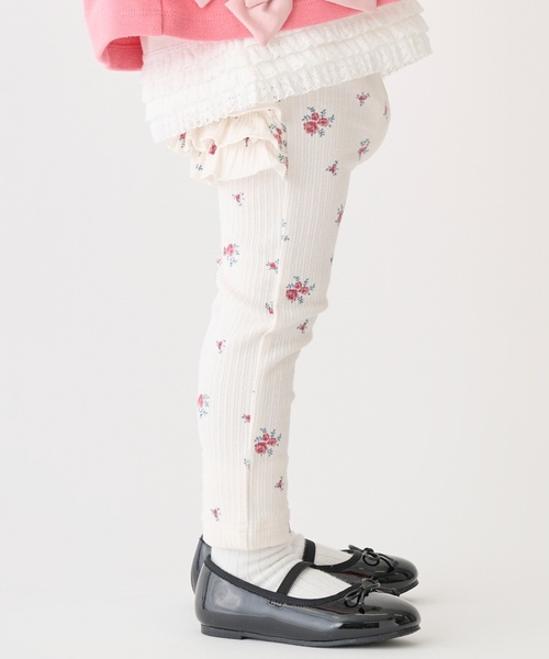 petit main（プティマイン）の「バックフリルレギンス（レギンス/スパッツ・キッズ・ブルー/ブラック/ライトピンク/カラフル・120cm/110cm/100cm/80ｃｍ/90cm）」の6枚目の写真