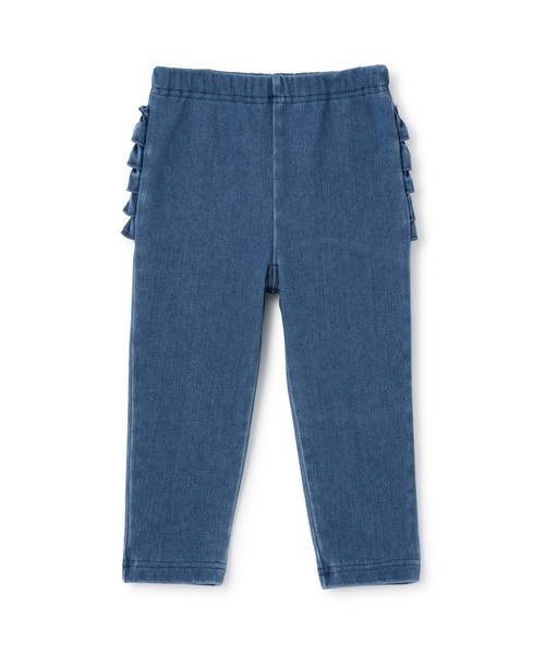 petit main（プティマイン）の「バックフリルレギンス（レギンス/スパッツ・キッズ・ブルー/ブラック/ライトピンク/カラフル・120cm/110cm/100cm/80ｃｍ/90cm）」の7枚目の写真