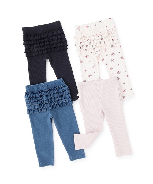 petit main（プティマイン）の「バックフリルレギンス（レギンス/スパッツ・キッズ・ブルー/ブラック/ライトピンク/カラフル・120cm/110cm/100cm/80ｃｍ/90cm）」の14枚目の写真