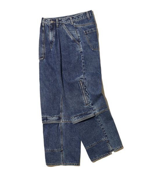 Big Unionの「ALL BLUSH ZIPPER PANTS / INDIGO(デニムパンツ・レディース・その他・LARGE/MEDIUM/SMALL)」の4枚目の写真