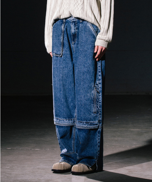 Big Unionの「ALL BLUSH ZIPPER PANTS / INDIGO(デニムパンツ・レディース・その他・LARGE/MEDIUM/SMALL)」の3枚目の写真